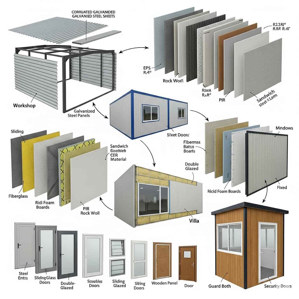مصالح ساخت کانکس